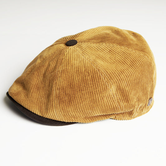 Arlo corduroy bakerboy cap - Camel