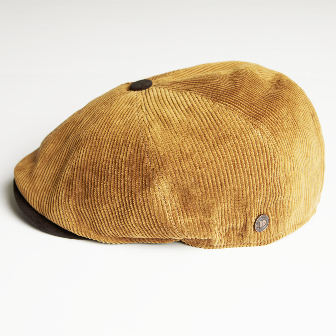 Arlo corduroy bakerboy cap - Camel