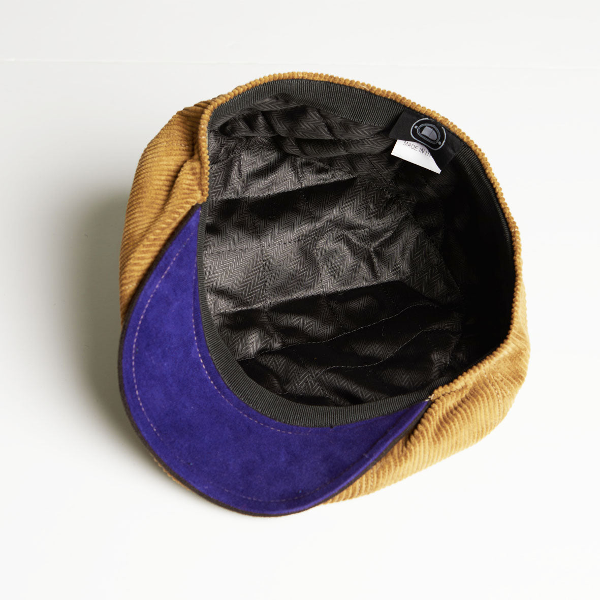 Arlo corduroy bakerboy cap - Camel