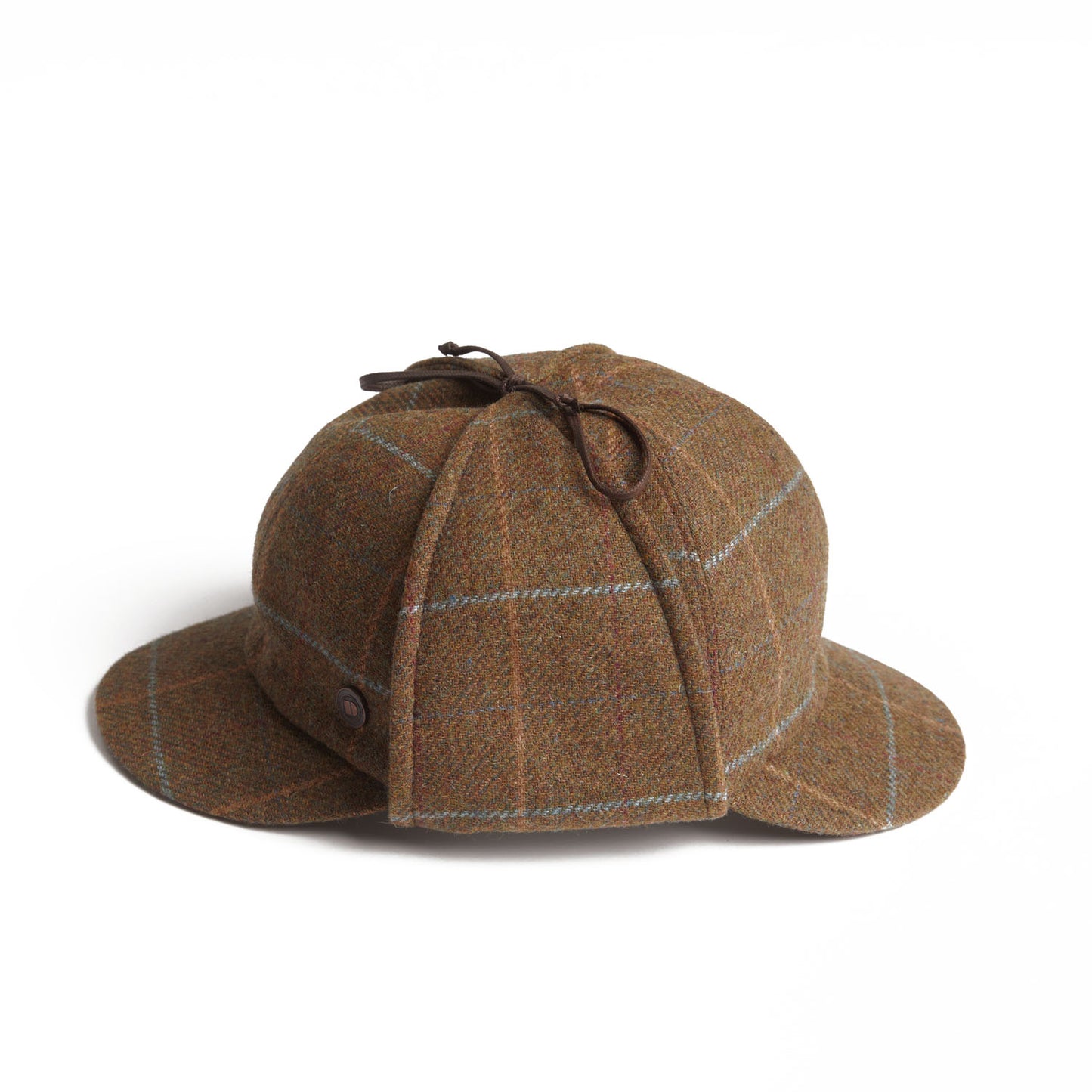 BLAKE Tweed wool Deerstalker, Made in Italy cap - Mustard