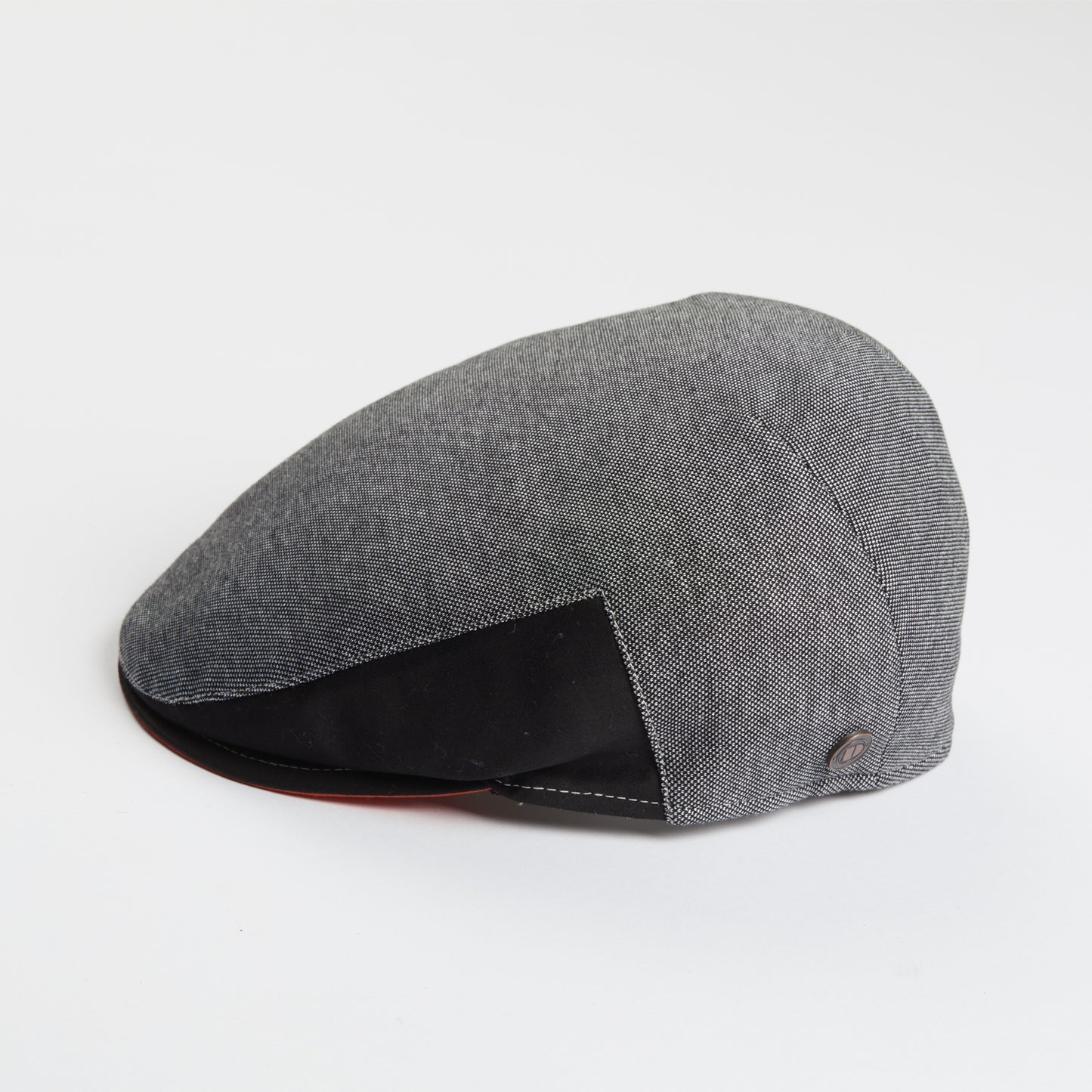 Dasmarca Brody Cotton Summer Flat Cap With Bright Coloured Under Peak