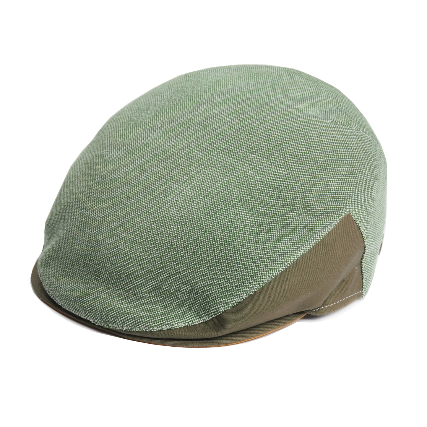 Dasmarca Brody Cotton Summer Flat Cap With Bright Coloured Under Peak