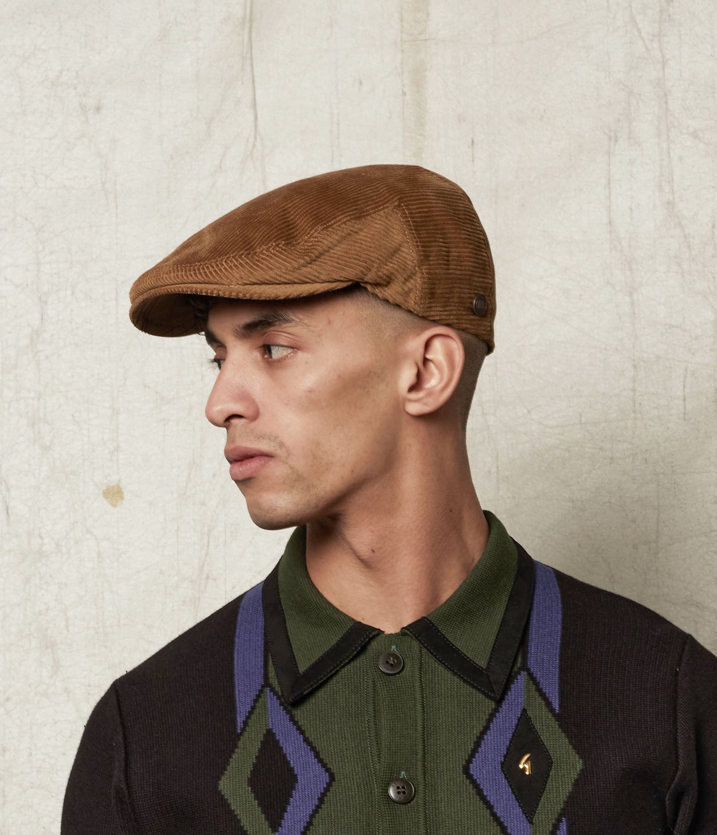 Dylan - Camel (Italian Cord Cap)