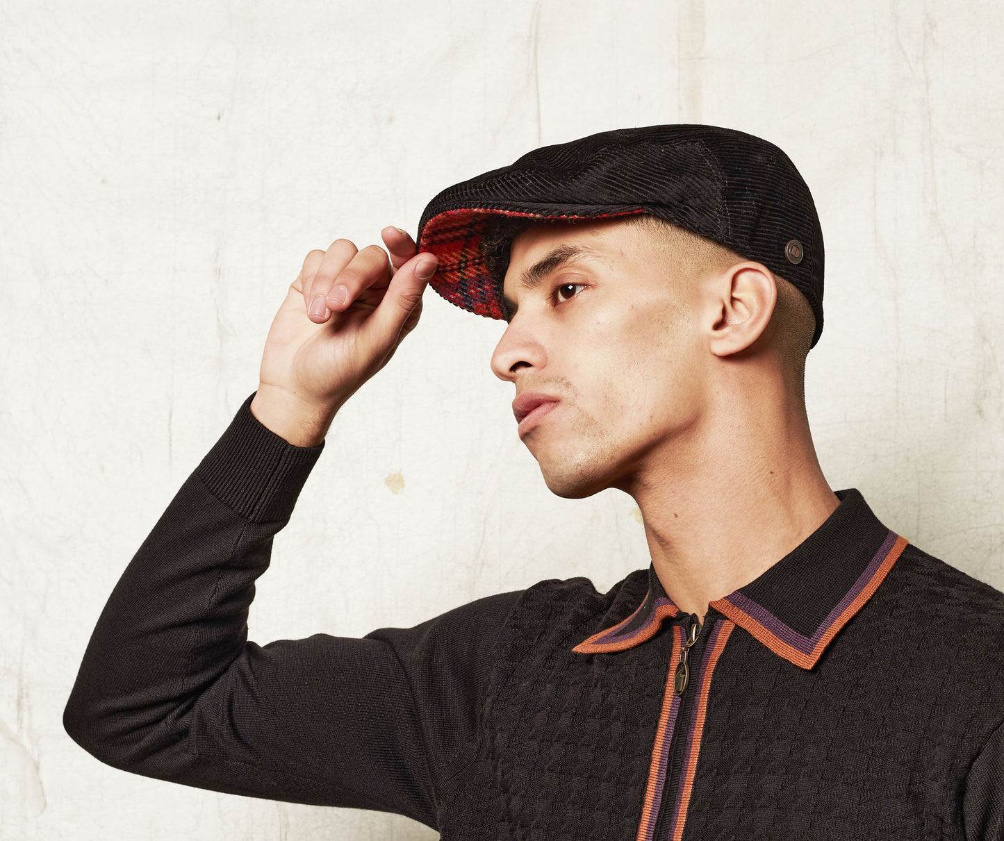 Dylan - Black (Italian Cord Cap)
