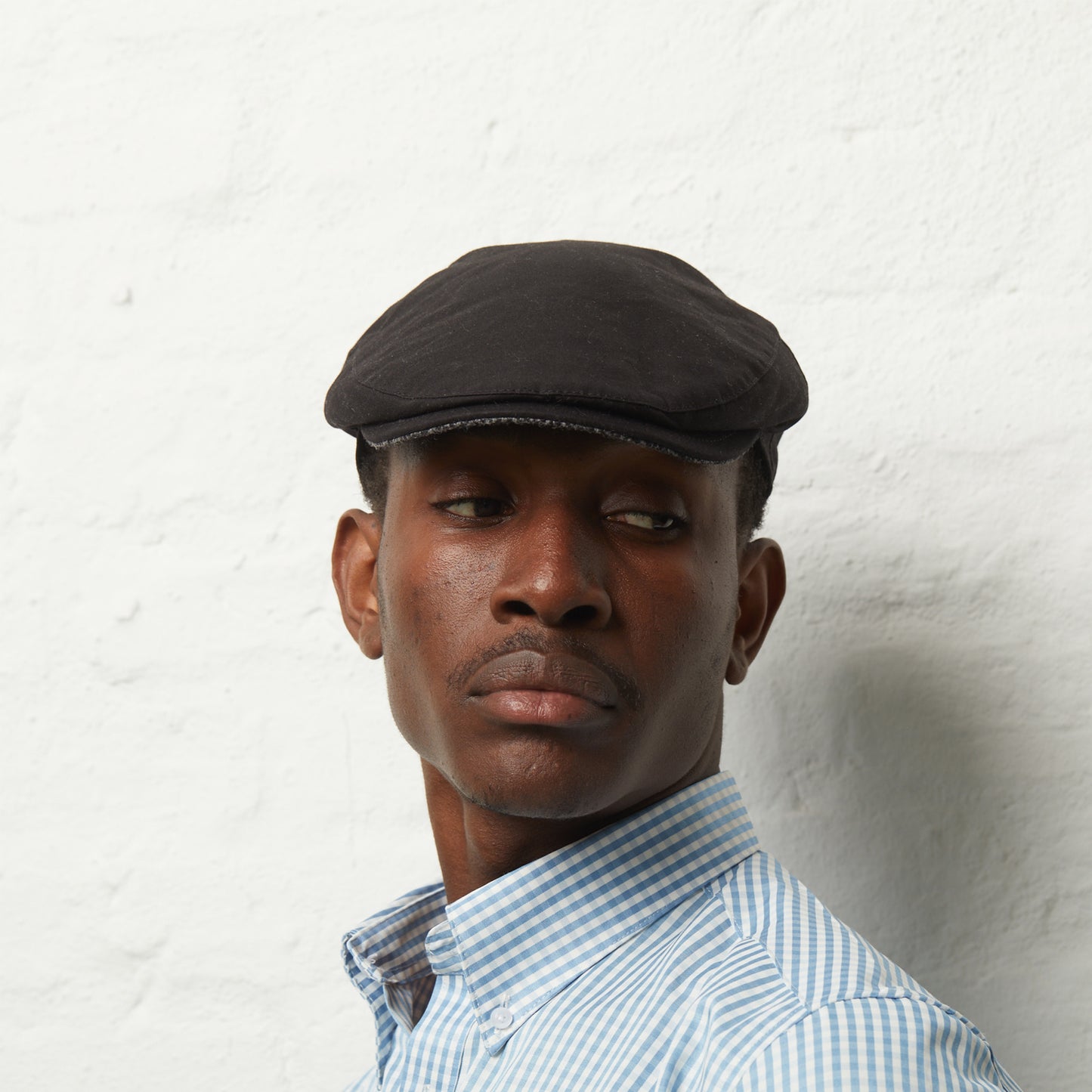 Finley - Black  (Italian Waterproof Cap)