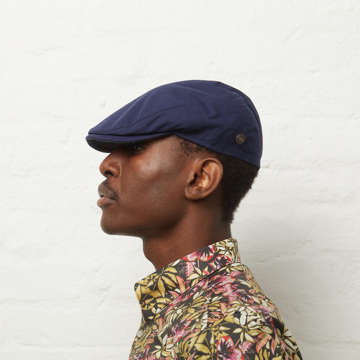 Finley - Navy  (Italian Waterproof Cap)