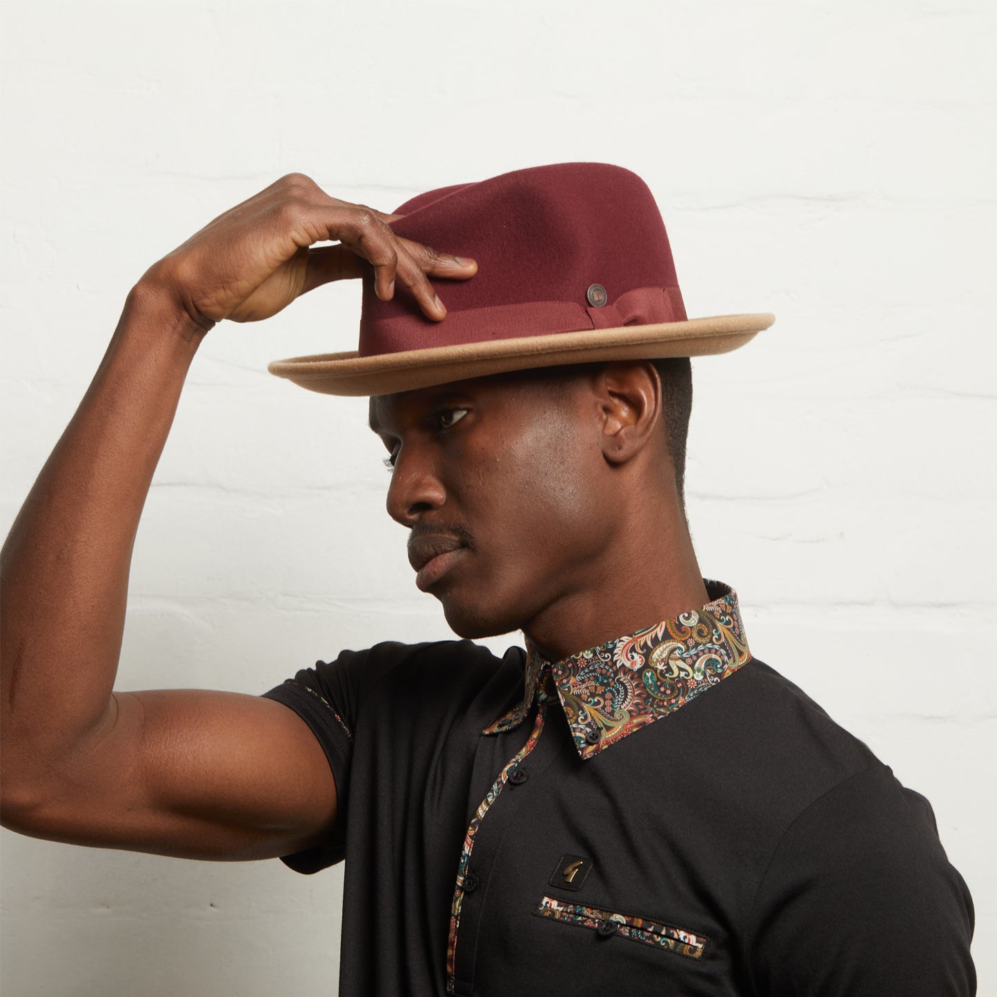 GANGSTAR - Burgundy / Camel