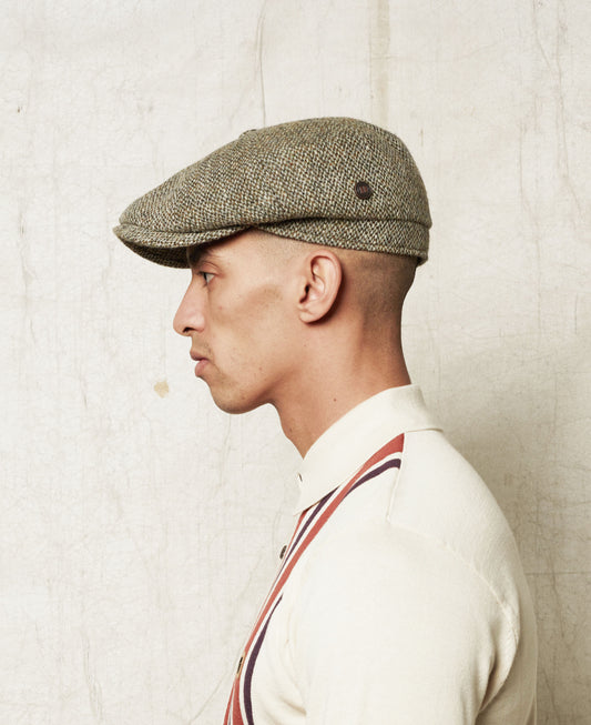 Copy of HARRISON - Grove - Harris Tweed Newsboy Cap