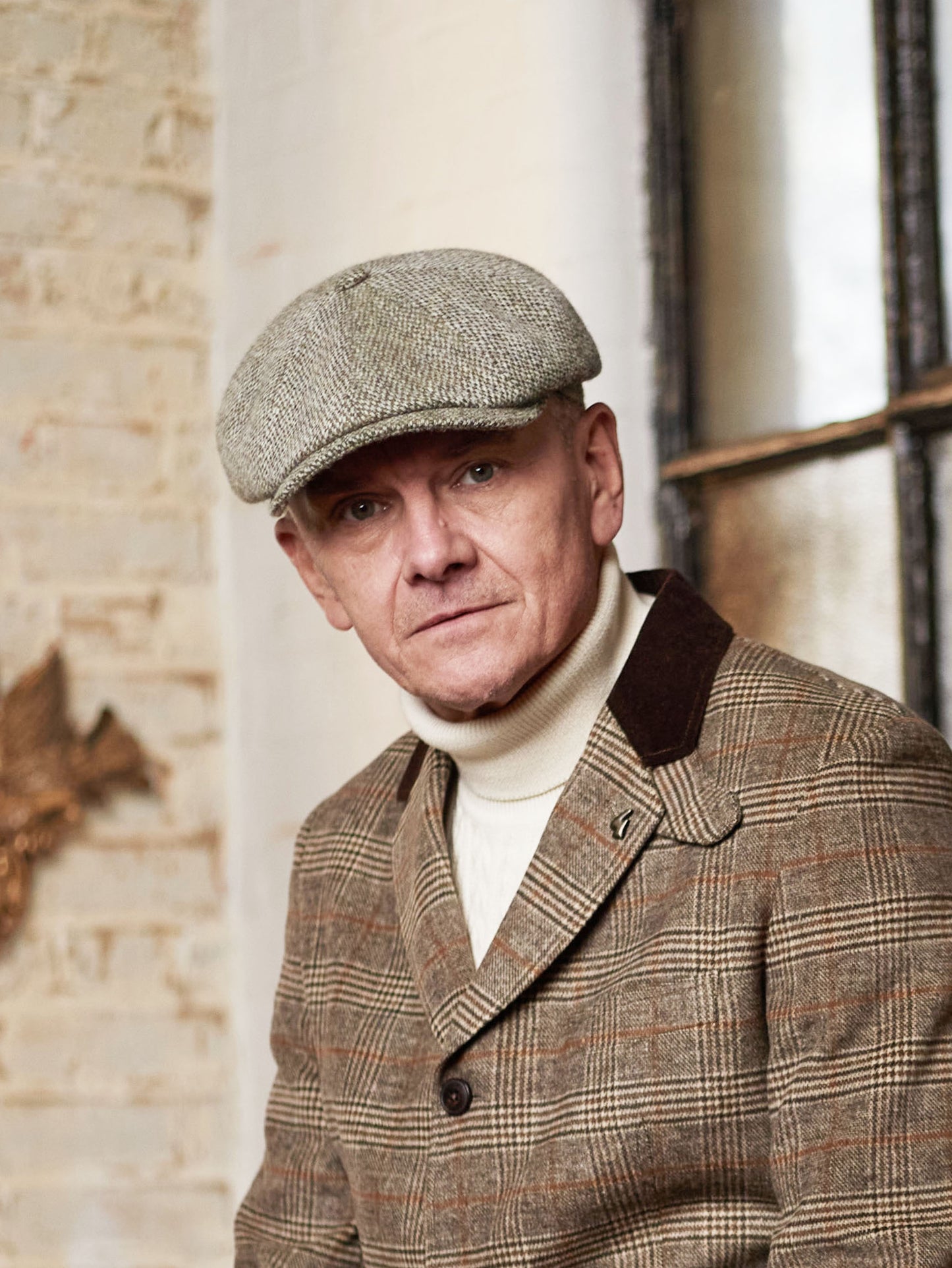Copy of HARRISON - Grove - Harris Tweed Newsboy Cap