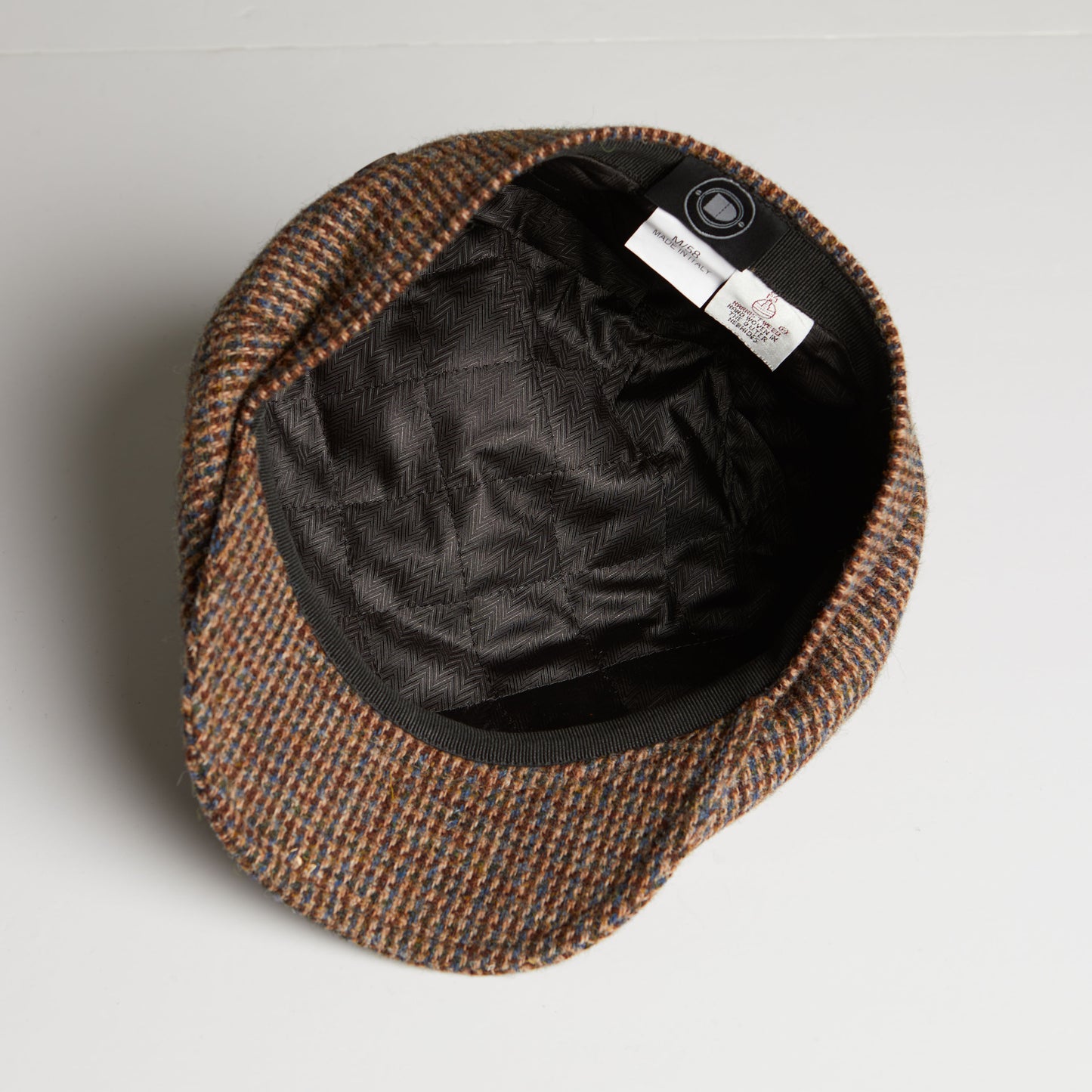 HARRISON - Heather - Harris Tweed Newsboy Cap