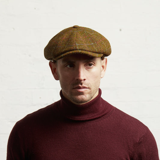 HARRISON - Savanna - Harris Tweed Newsboy Cap