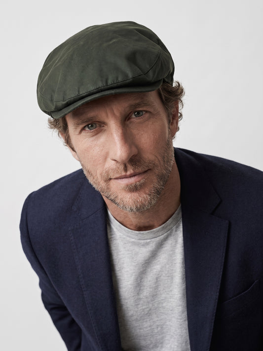 Finley - Olive (Italian Waterproof Cap)