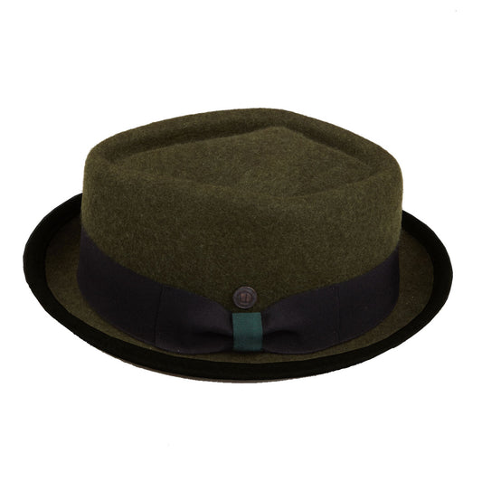 Jackson Fern wool felt porkpie hat