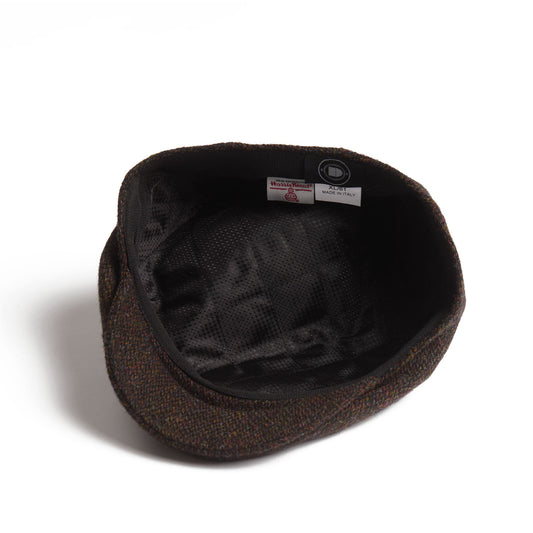 JUSTIN - Chestnut - Harris Tweed Flat Cap