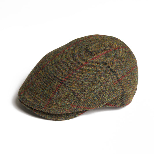 JUSTIN - Fern - Harris Tweed Flat Cap