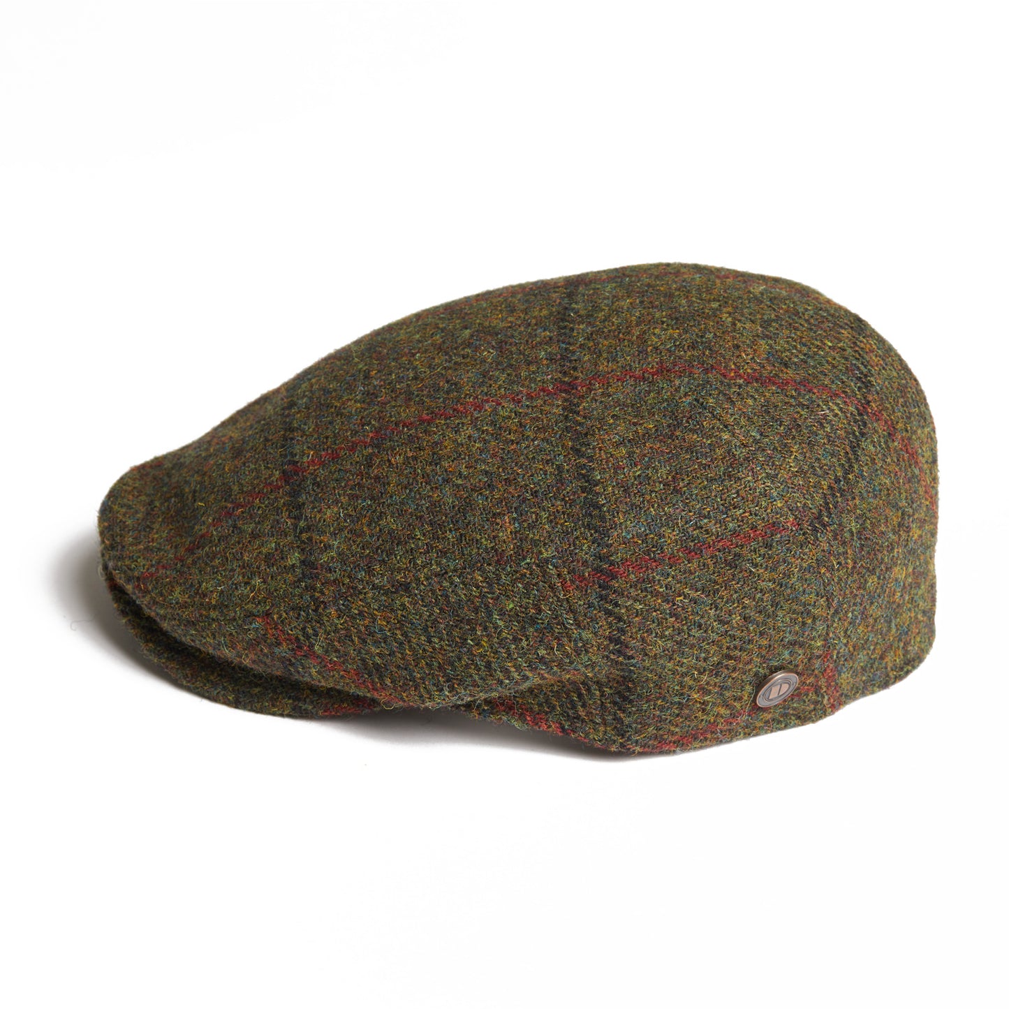 JUSTIN - Fern - Harris Tweed Flat Cap