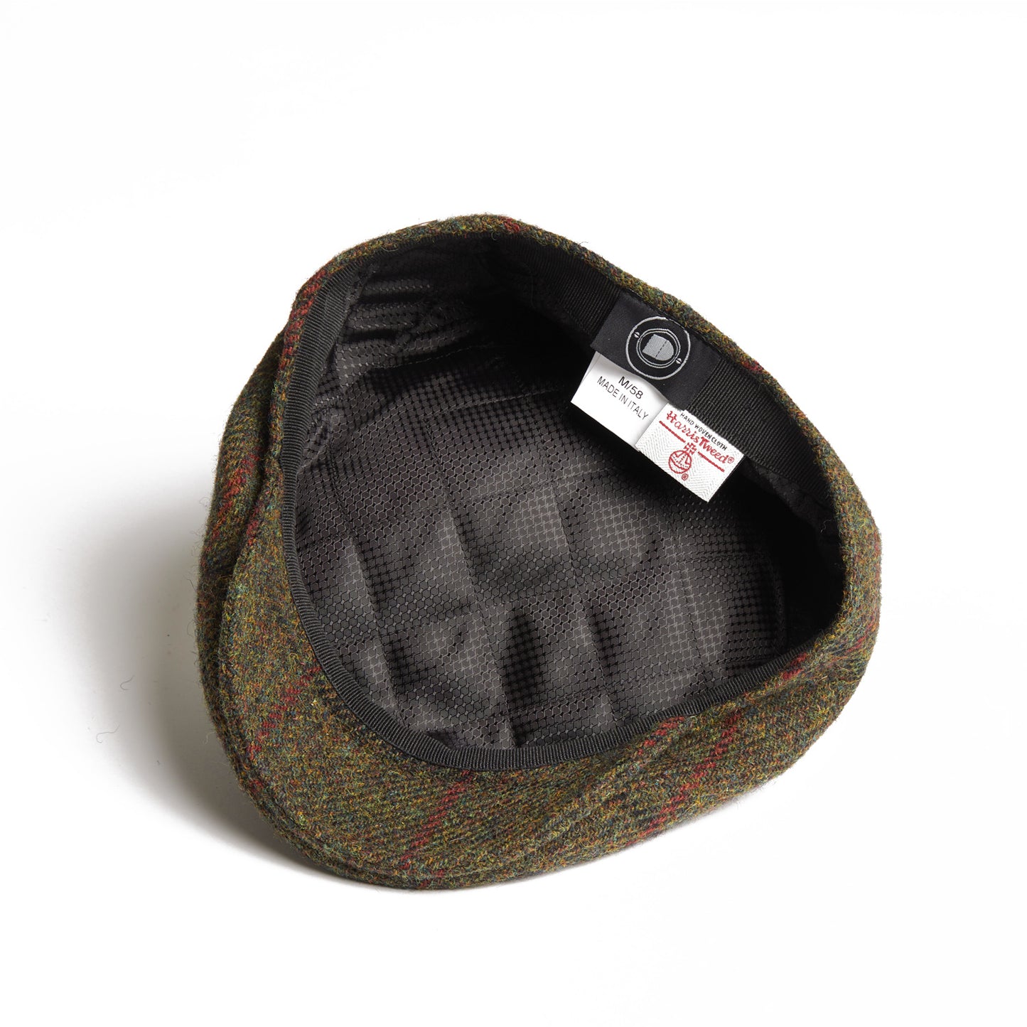 JUSTIN - Fern - Harris Tweed Flat Cap