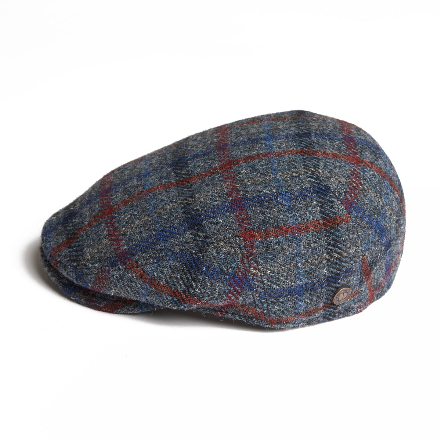 JUSTIN - Marine - Harris Tweed Flat Cap