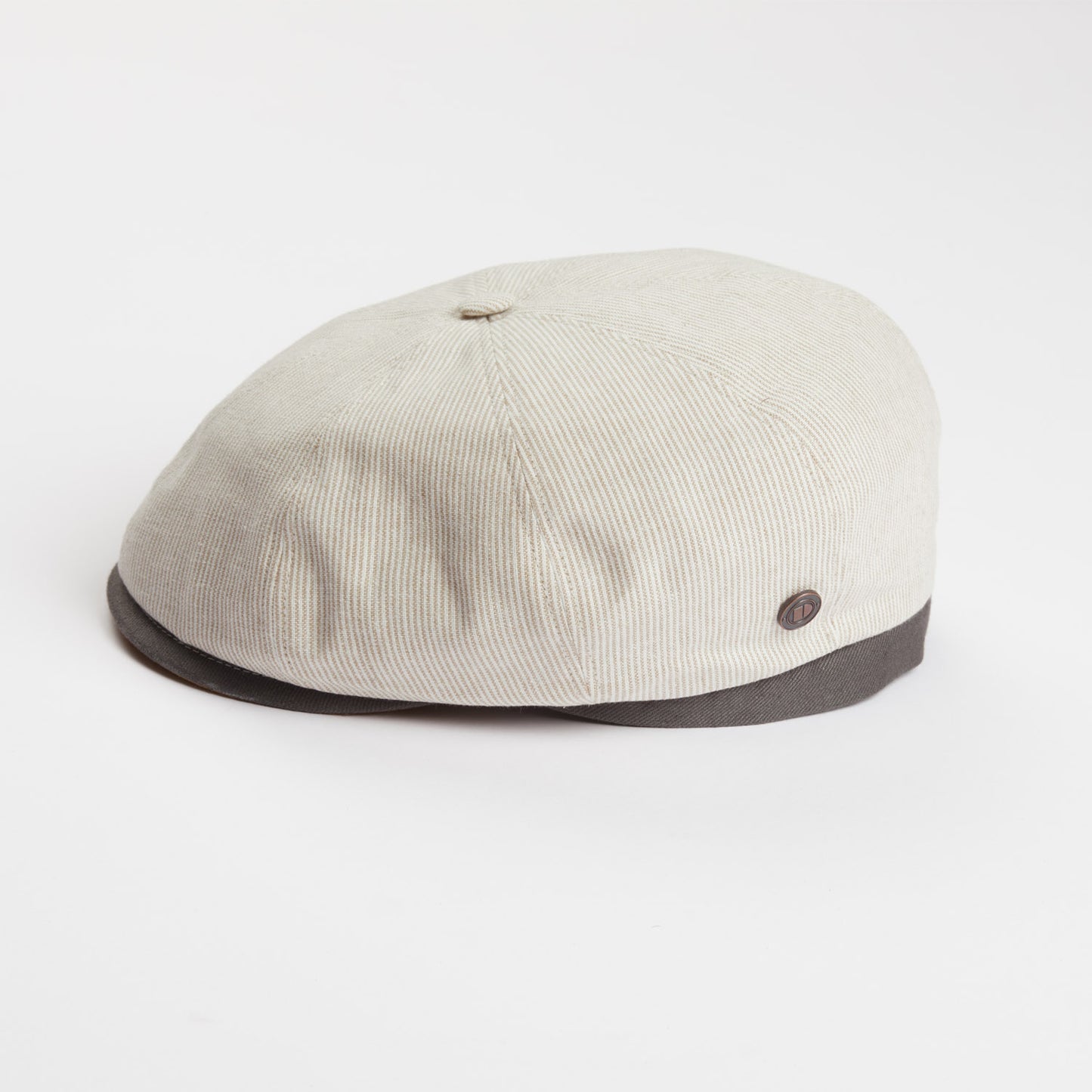 Dasmarca Raggie Mini Stripe Cotton / Linen Summer Bakerboy Newsboy Cap