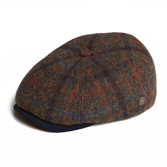 Aaron Harris Tweed wool cap with earflaps - Woodlands