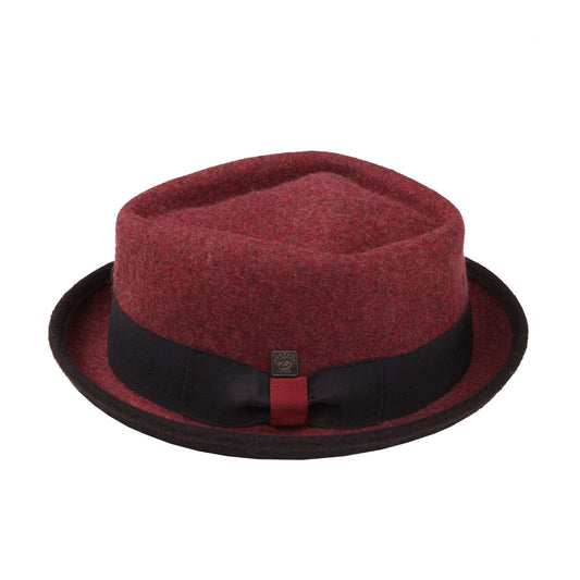 Jackson Malbec wool felt porkpie hat