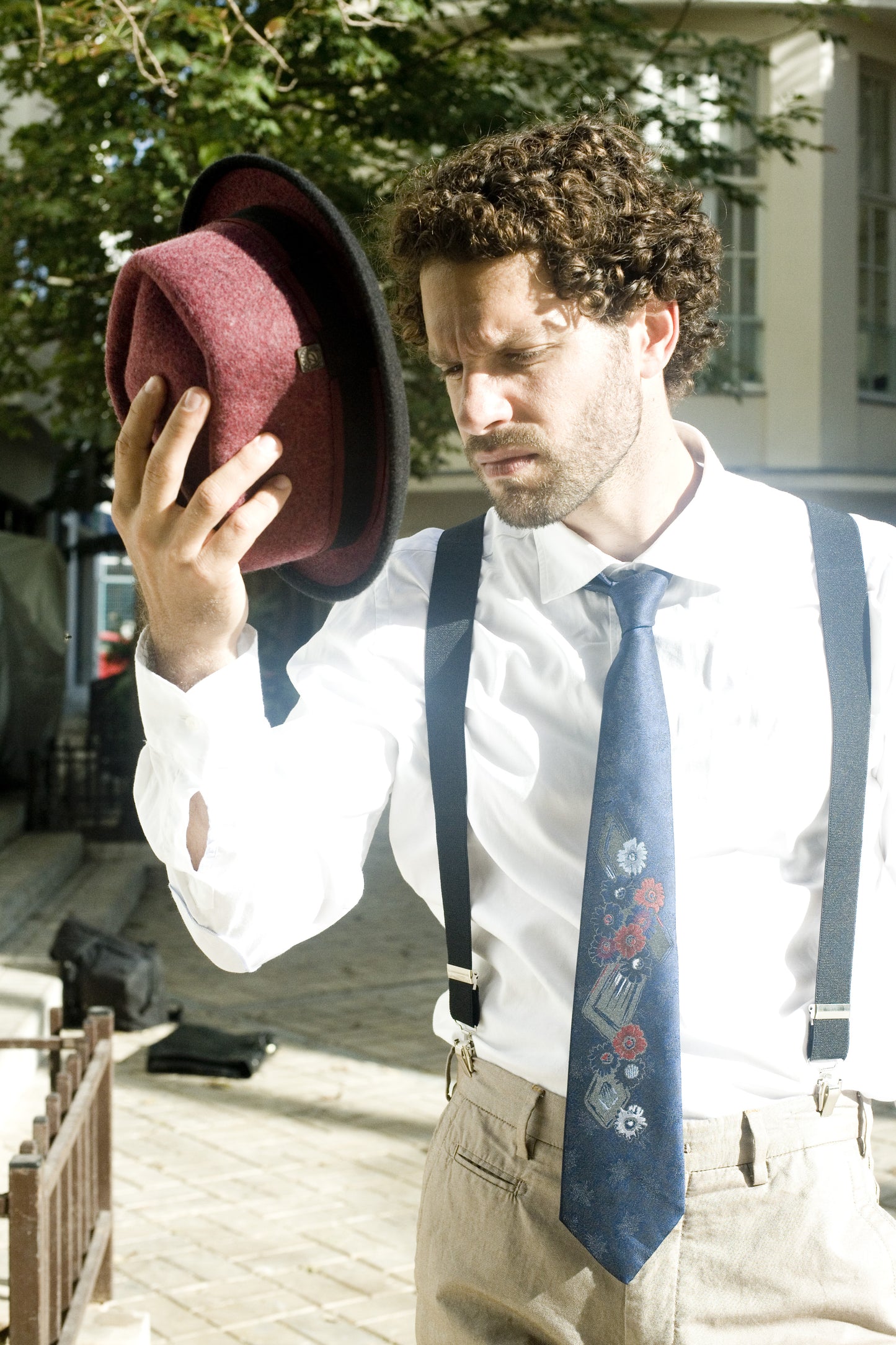 Jackson Malbec wool felt porkpie hat
