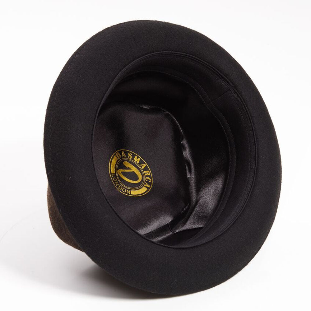 Jackson Chestnut wool felt porkpie hat