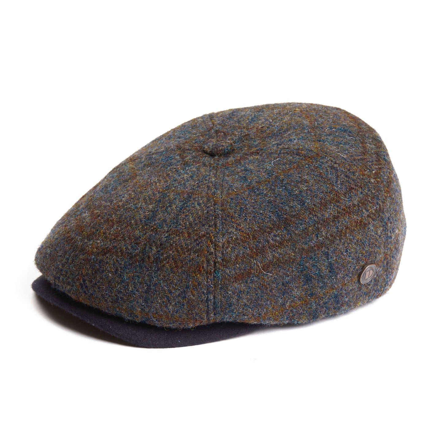 Aaron Harris Tweed wool cap with earflaps - Orchard