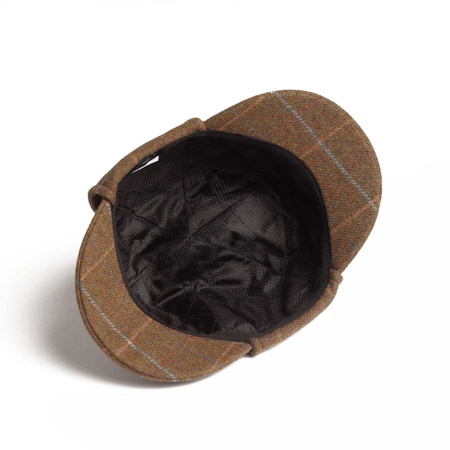 BLAKE Tweed wool Deerstalker, Made in Italy cap - Mustard