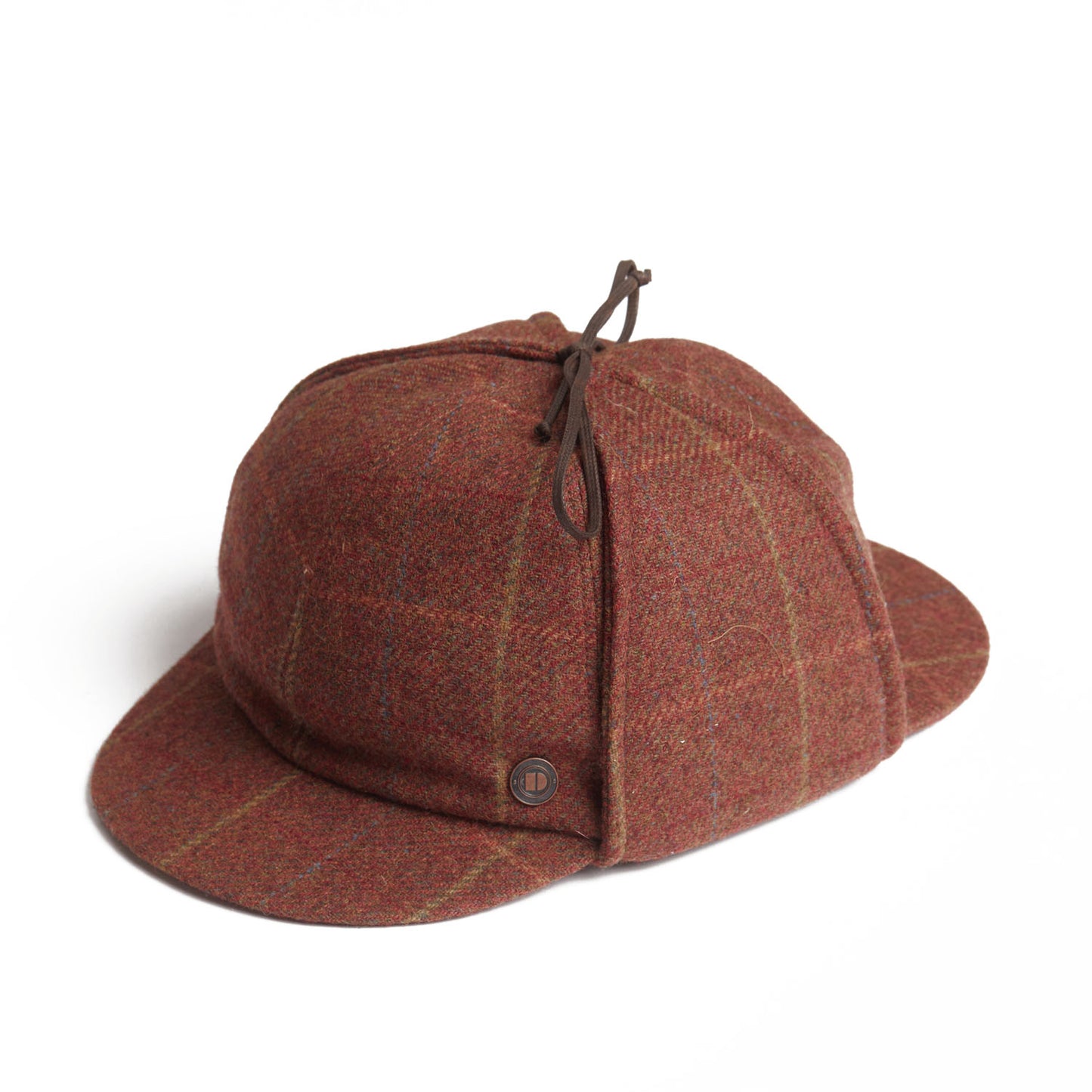BLAKE Tweed wool Deerstalker, Made in Italy cap - Siena