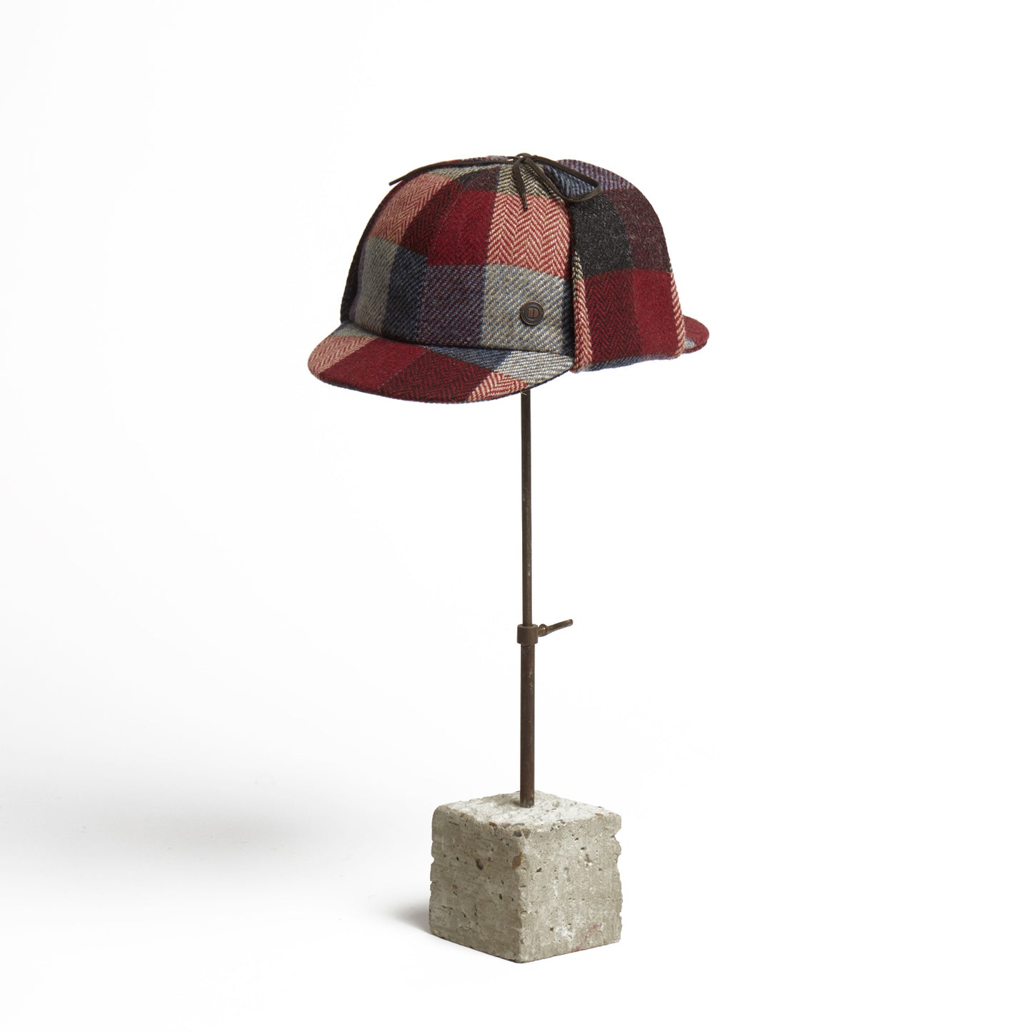 BLAKE Tweed wool Deerstalker, Made in Italy cap - Sunset