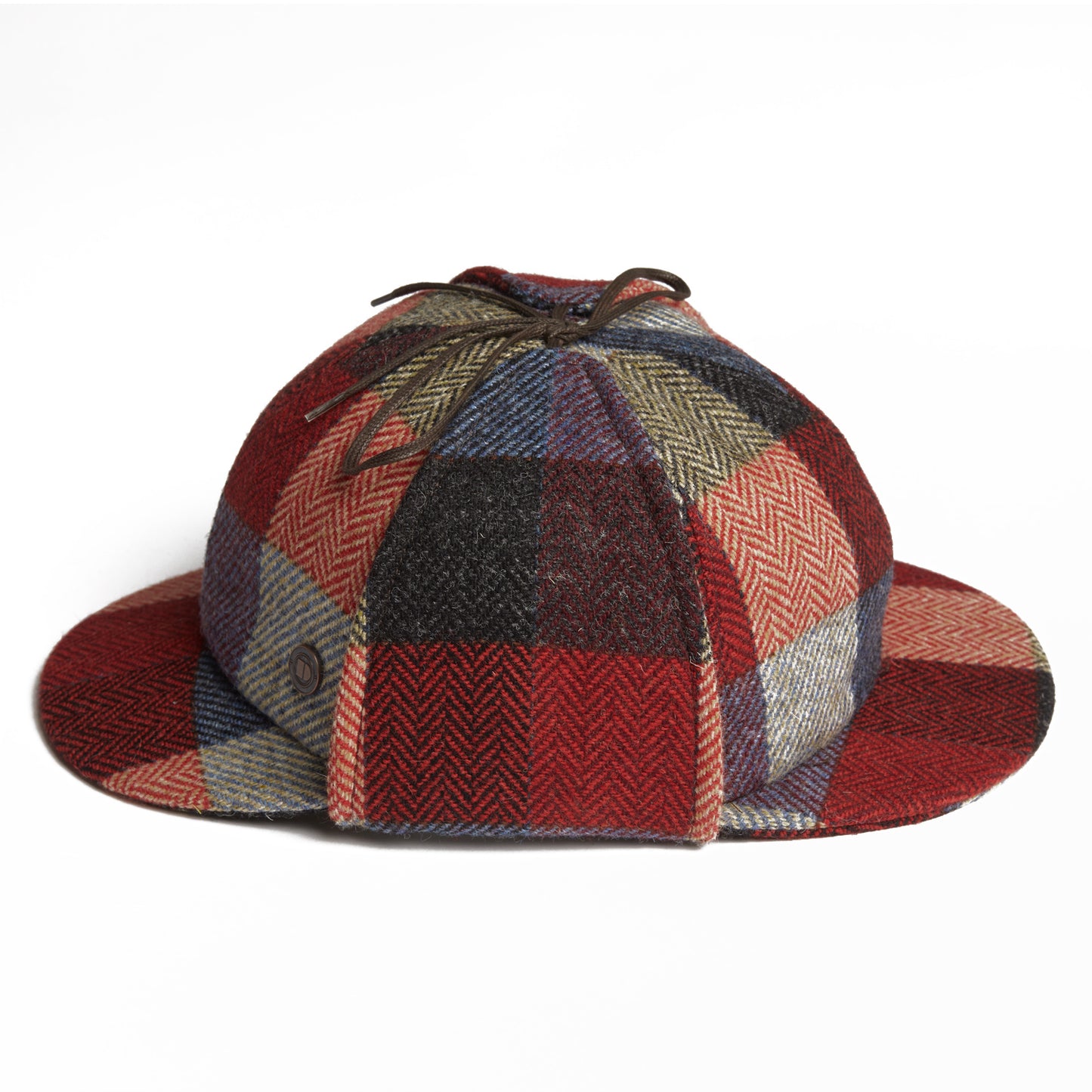 BLAKE Tweed wool Deerstalker, Made in Italy cap - Sunset