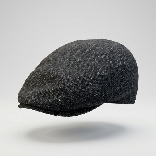 COOPER Italian Tweed Wool Flat Cap - Copper