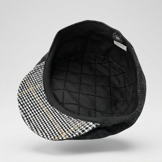 COOPER Italian Tweed Wool Flat Cap - Carbon