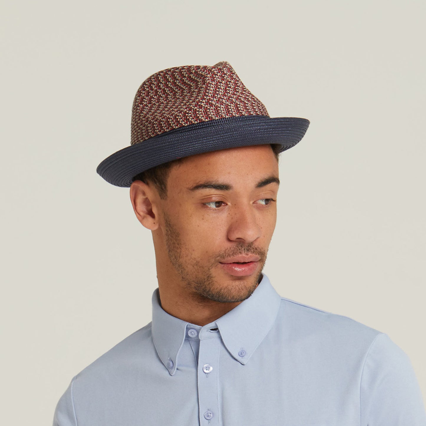 Dasmarca Enzo Multi Coloured Summer Trilby Packable Hat For Men