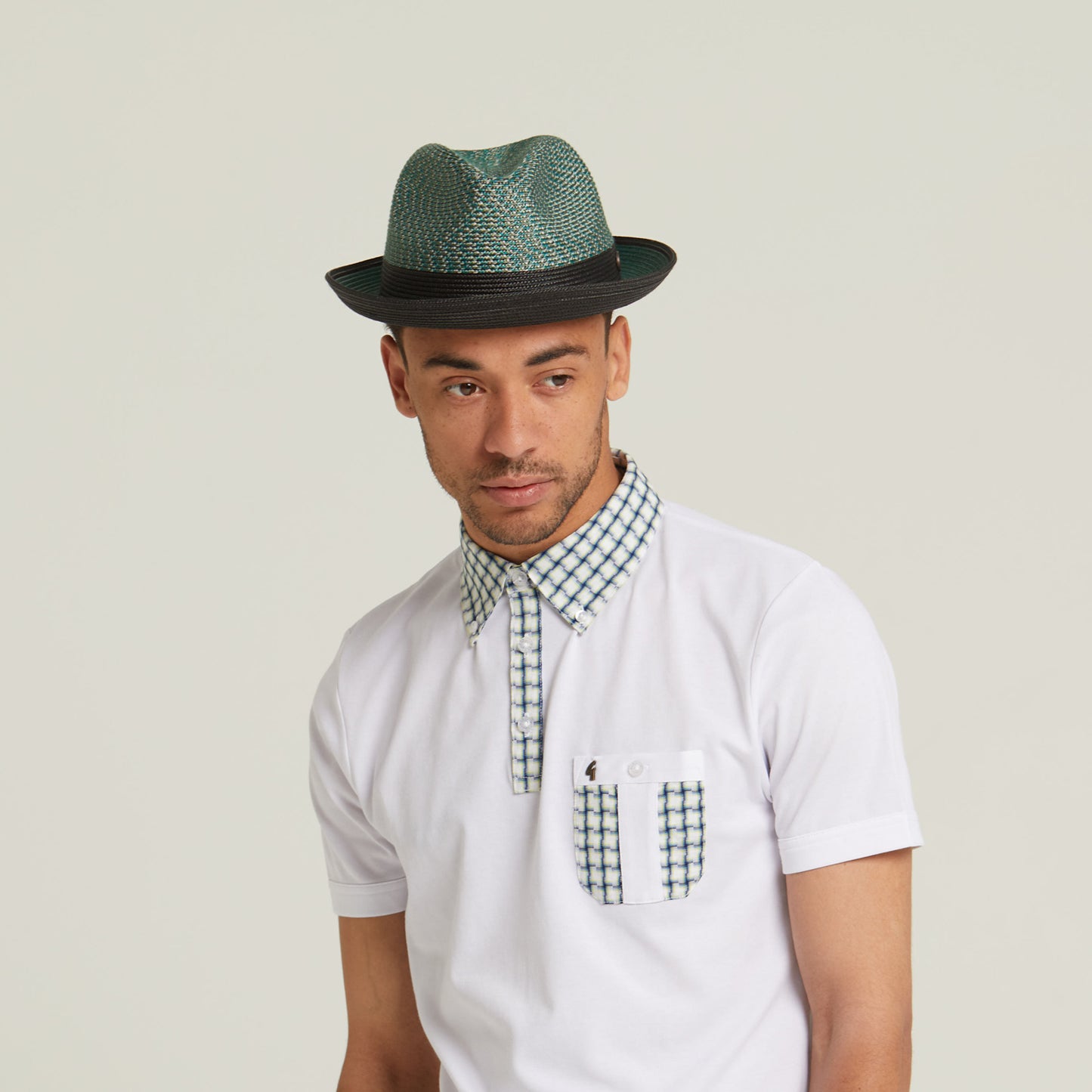 Dasmarca Enzo Multi Coloured Summer Trilby Packable Hat For Men