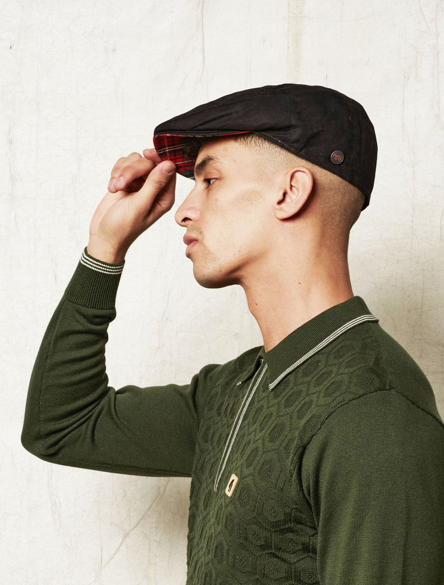 Finley - Black (Italian Waterproof Cap)