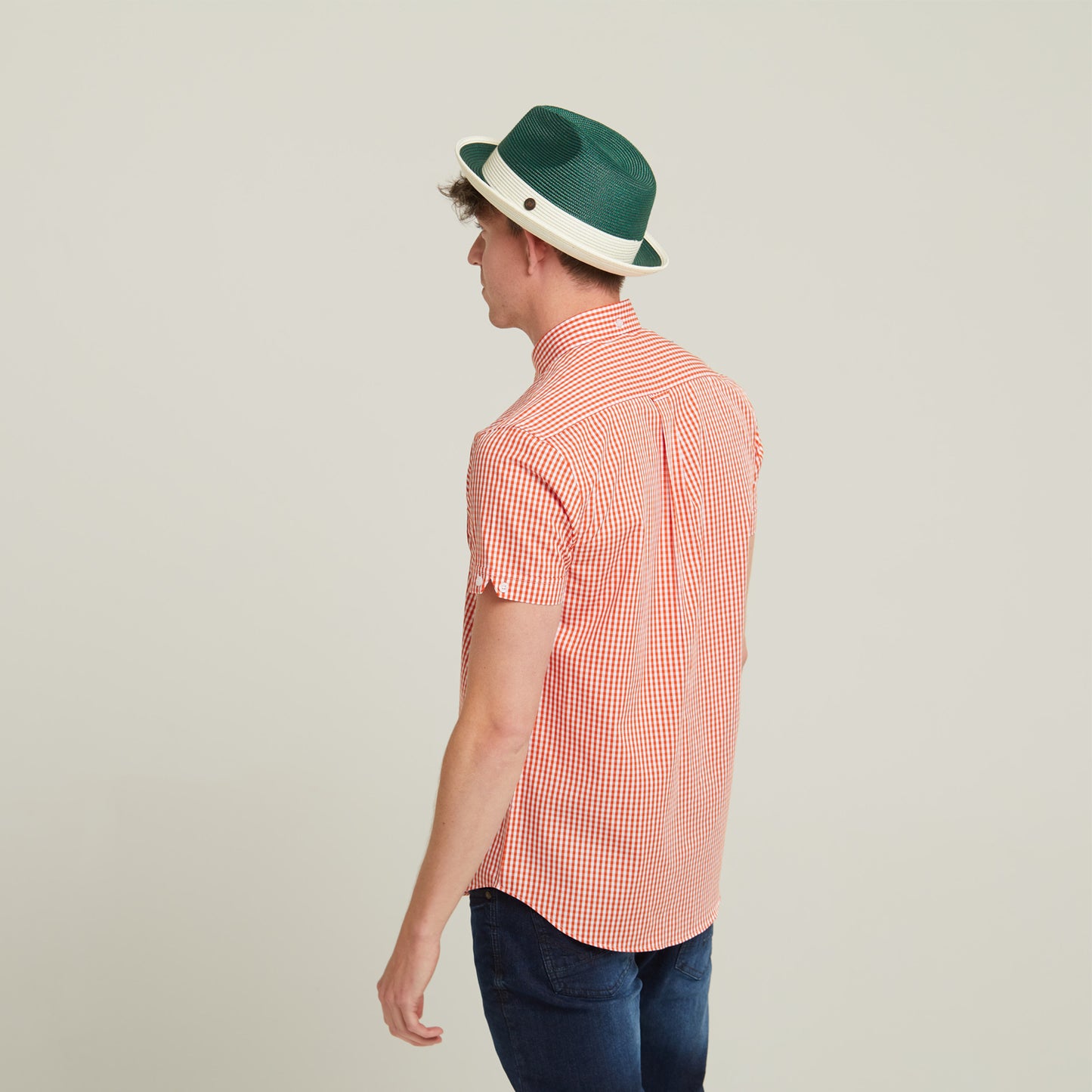Dasmarca Florence Emerald Green Summer Two Tone Crushable Hat