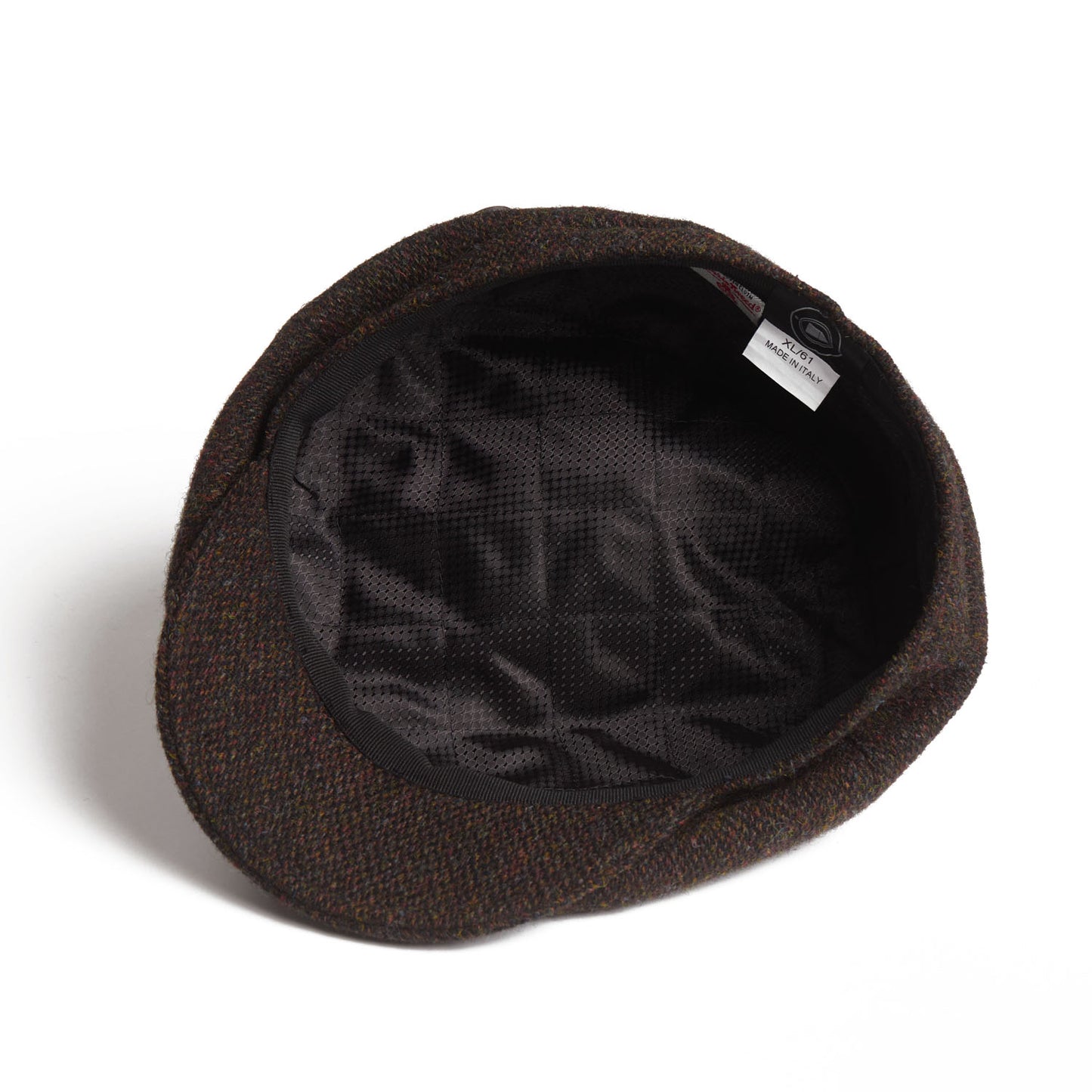 HARRISON - Chestnut - Harris Tweed Newsboy Cap