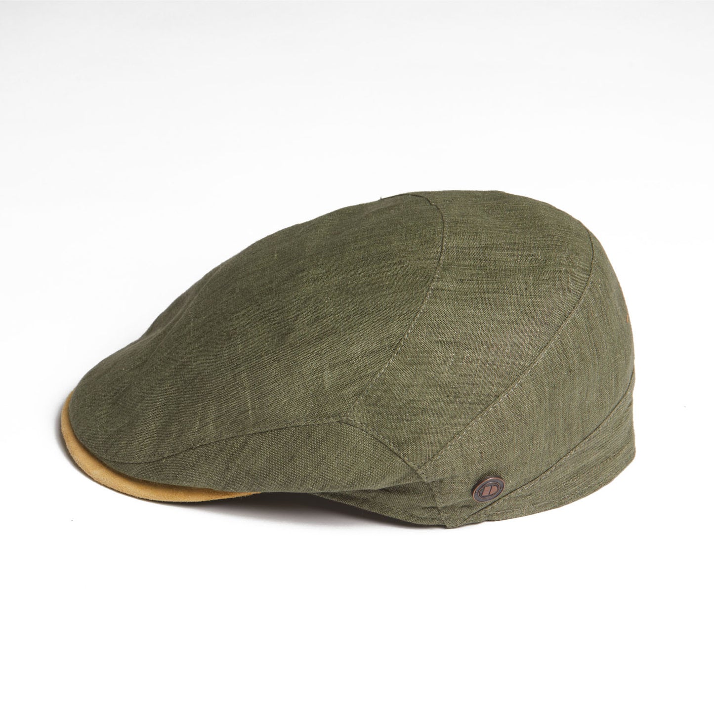 Dasmarca Logan Olive Linen Fitted Summer Cap