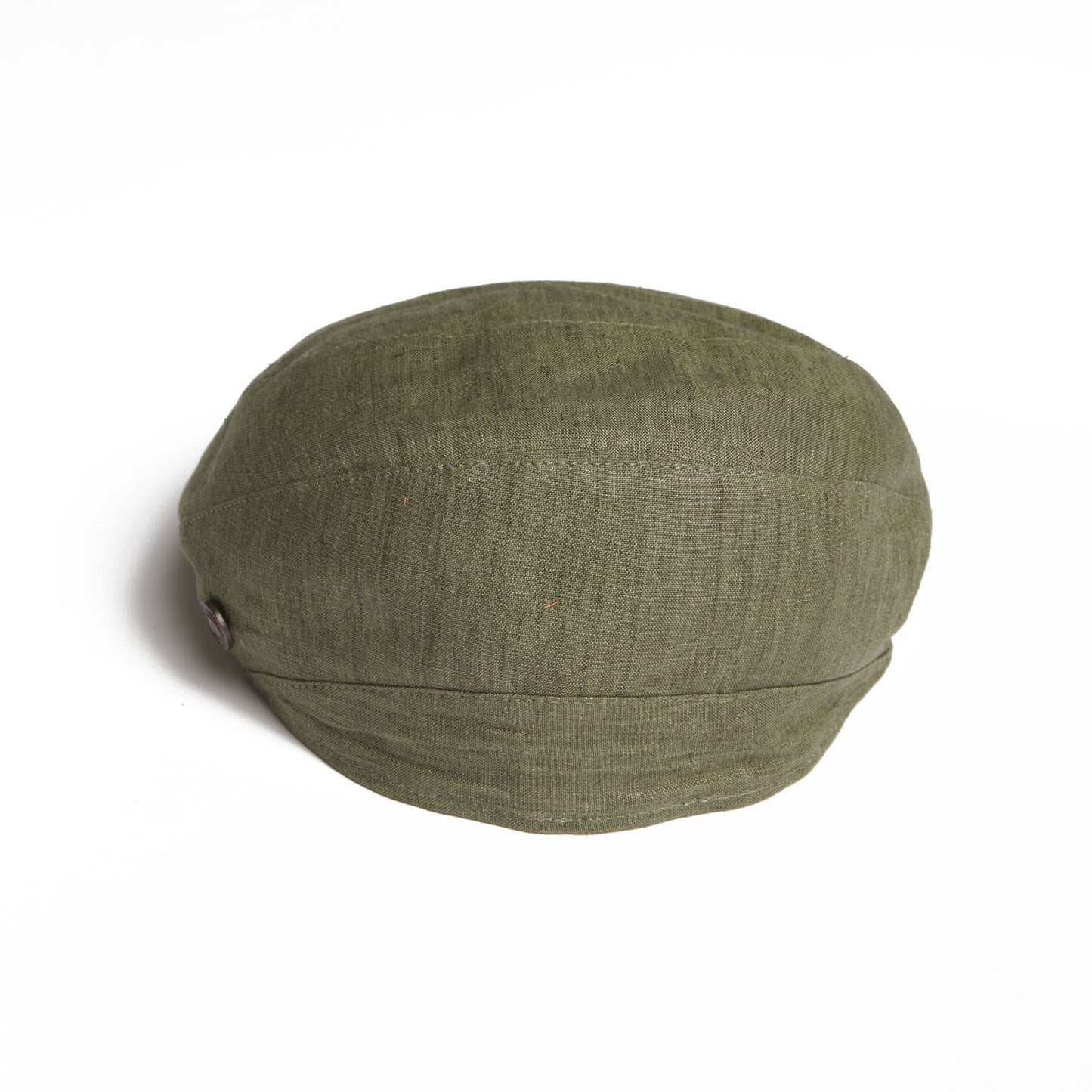 Dasmarca Logan Olive Linen Fitted Summer Cap