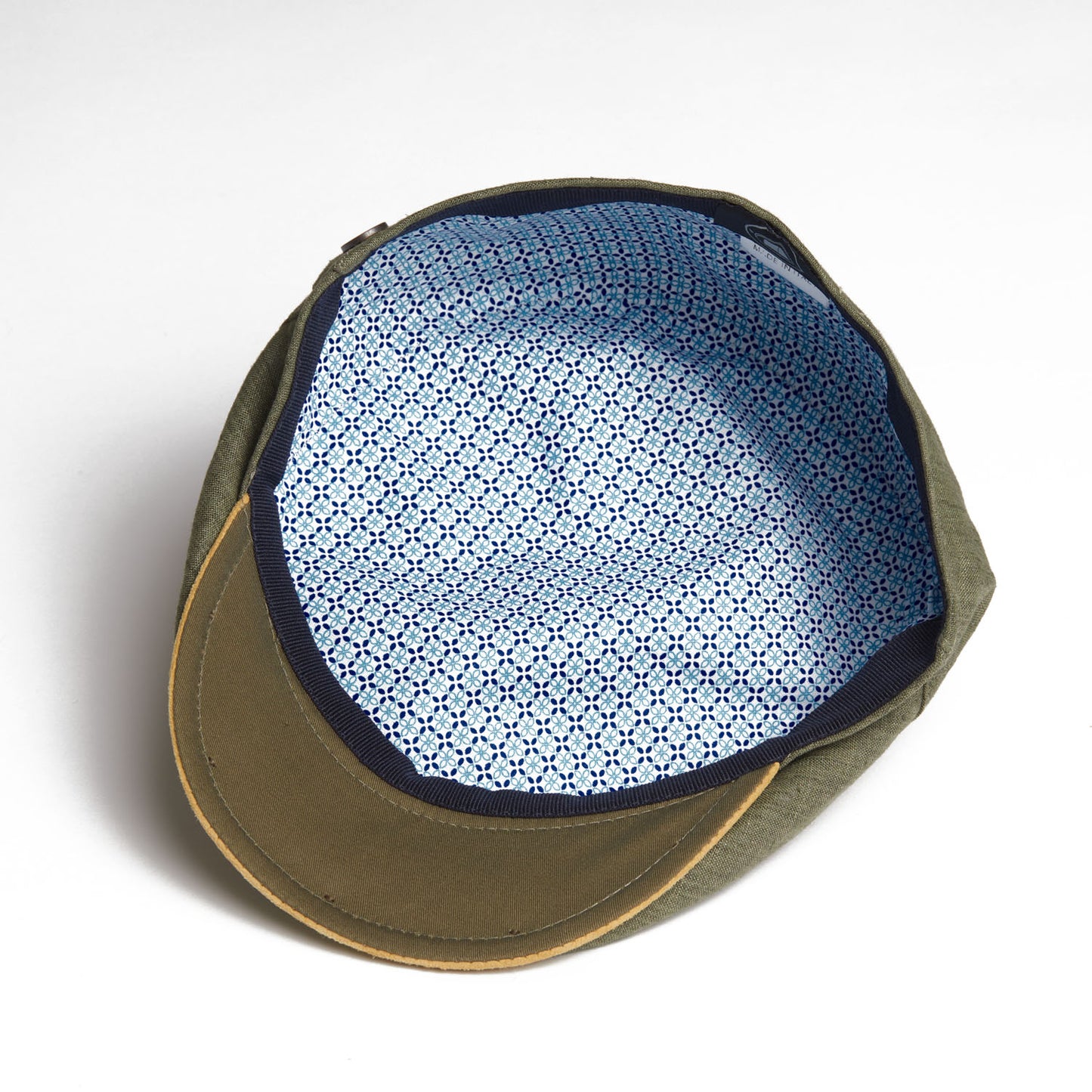 Dasmarca Logan Olive Linen Fitted Summer Cap
