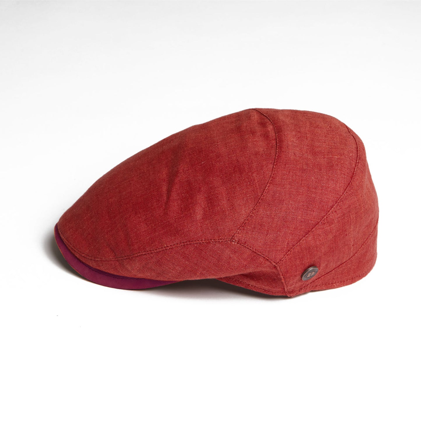 Dasmarca Logan Rosewood Linen Fitted Summer Cap