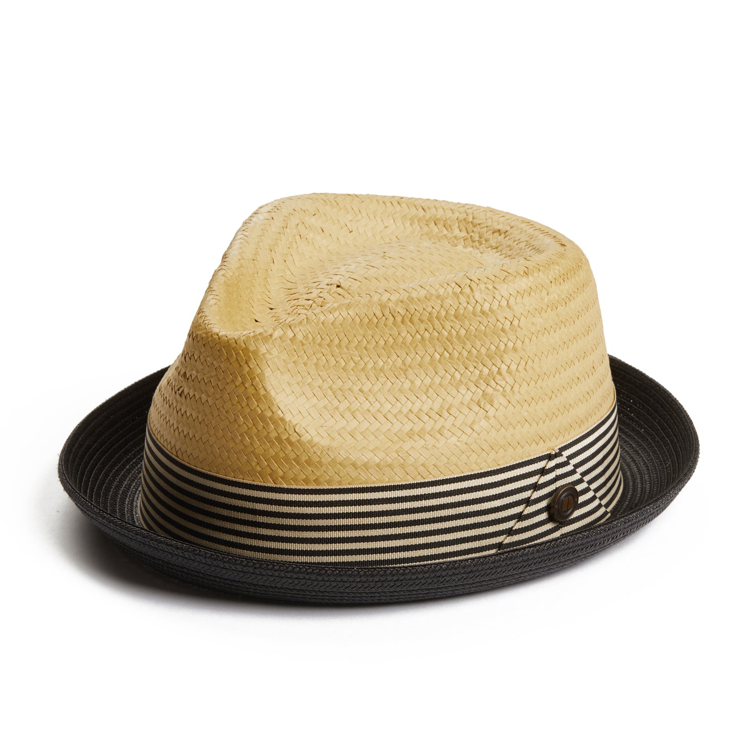 Dasmarca Otis Summer Hat For Men Honey Yellow Straw Trilby Lightweight Hat