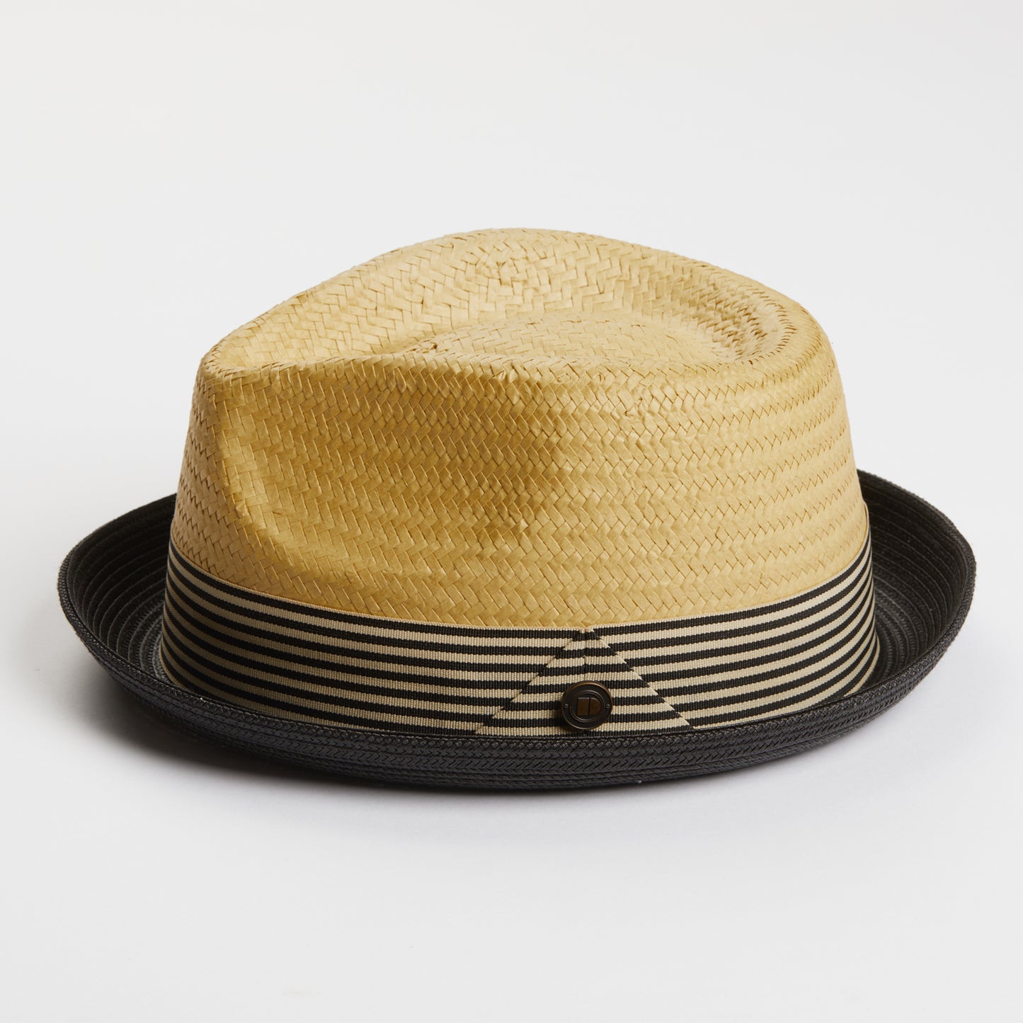 Dasmarca Otis Summer Hat For Men Honey Yellow Straw Trilby Lightweight Hat