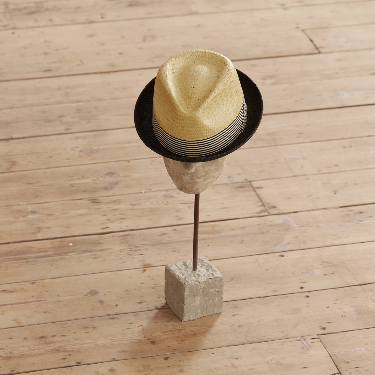 Dasmarca Otis Summer Hat For Men Honey Yellow Straw Trilby Lightweight Hat