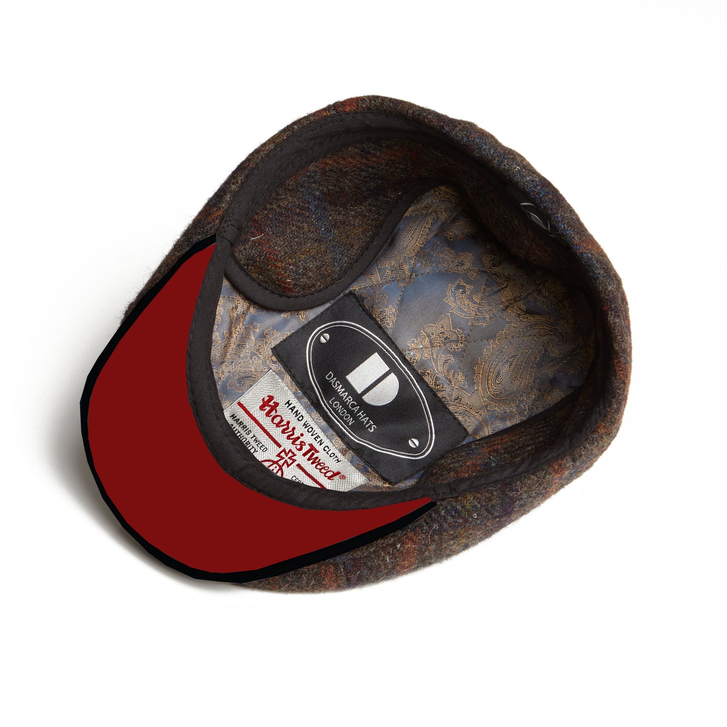 Aaron Harris Tweed wool cap with earflaps - Woodlands