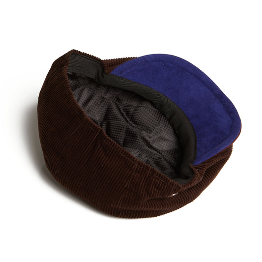 Arlo corduroy bakerboy cap - Brown